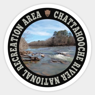 Chattahoochee River National Recreation Area circle Sticker